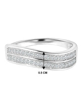 Crowned Splendour CZ Solitaire Ring