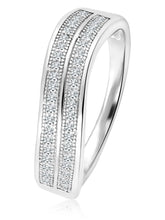Crowned Splendour CZ Solitaire Ring