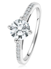 Elegantly Sculpted Crystal Beauty Ring