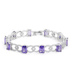 Celestial Amethyst Crystal Link Bracelet