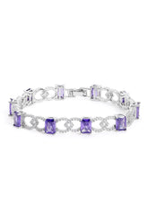 Celestial Amethyst Crystal Link Bracelet