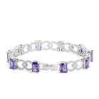 Celestial Amethyst Crystal Link Bracelet
