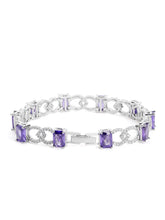 Celestial Amethyst Crystal Link Bracelet