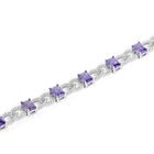 Celestial Amethyst Crystal Link Bracelet