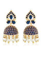 Crystal Jhumka Earrings | Sparkling & Traditional Designs – Peora