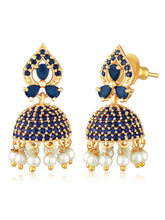 Crystal Jhumka Earrings | Sparkling & Traditional Designs – Peora