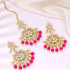 Majestic Glow Earring and Maangtikka