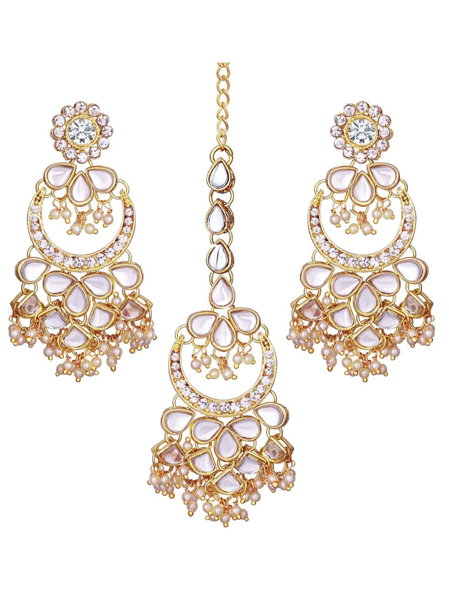 Maang Tikka Set – Elegant Bridal Forehead Jewellery | Peora

