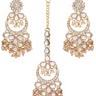 Maang Tikka Set – Elegant Bridal Forehead Jewellery | Peora


