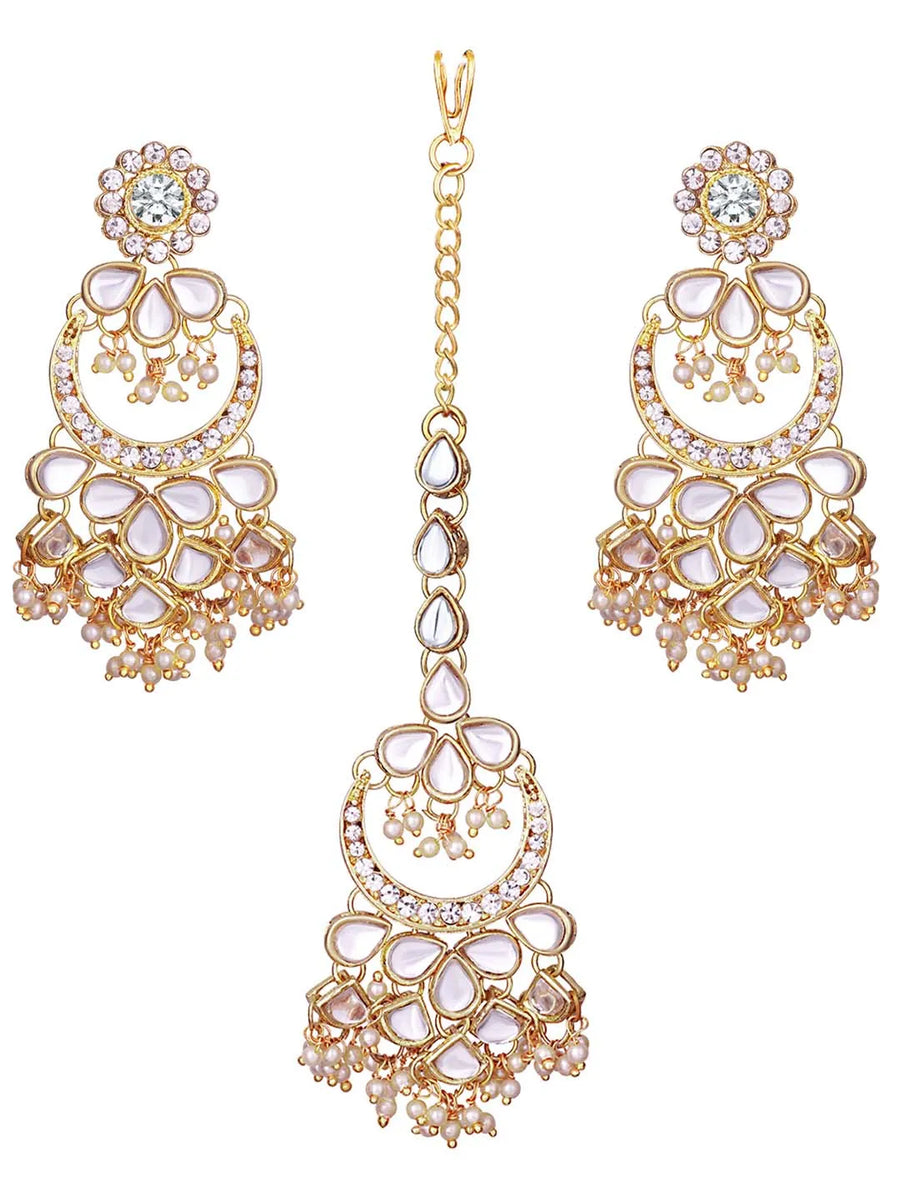 Maang Tikka Set – Elegant Bridal Forehead Jewellery | Peora


