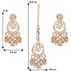 Maang Tikka Set – Elegant Bridal Forehead Jewellery | Peora

