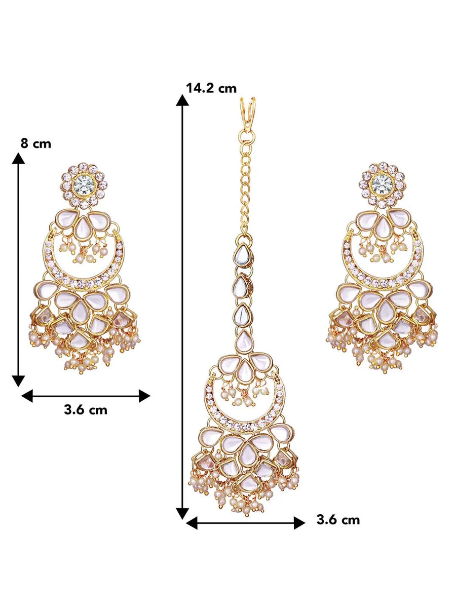 Maang Tikka Set – Elegant Bridal Forehead Jewellery | Peora

