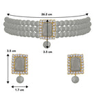 Pearl Choker Set by Peora | Elegant Pearl Fashion Jewellery

