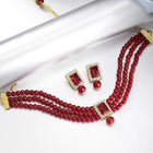 Pearl Choker Set by Peora | Elegant Pearl Fashion Jewellery

