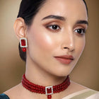Pearl Choker Set by Peora | Elegant Pearl Fashion Jewellery

