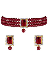 Pearl Choker Set by Peora | Elegant Pearl Fashion Jewellery

