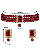 Pearl Choker Set by Peora | Elegant Pearl Fashion Jewellery

