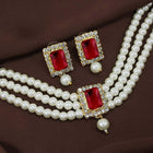 Pearl Choker Set by Peora | Elegant Pearl Fashion Jewellery


