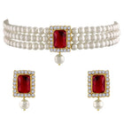Pearl Choker Set by Peora | Elegant Pearl Fashion Jewellery

