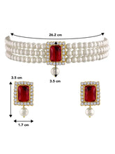 Pearl Choker Set by Peora | Elegant Pearl Fashion Jewellery

