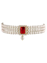 Pearl Choker Set by Peora | Elegant Pearl Fashion Jewellery

