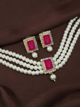 Pearl Choker Set by Peora | Elegant Pearl Fashion Jewellery

