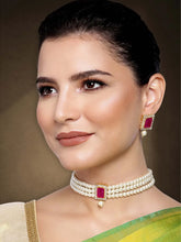 Pearl Choker Set by Peora | Elegant Pearl Fashion Jewellery

