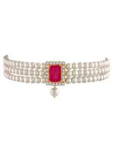 Pearl Choker Set by Peora | Elegant Pearl Fashion Jewellery

