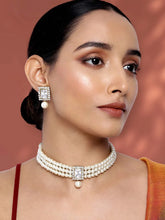 Pearl Choker Set by Peora | Elegant Pearl Fashion Jewellery

