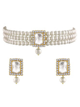 Pearl Choker Set by Peora | Elegant Pearl Fashion Jewellery

