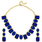 Square Crystal Necklace Set by Peora | Glamorous Fashion Jewellery for Women

