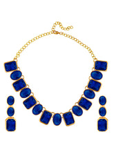 Sapphire Serenity Blue Necklace Set