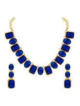 Sapphire Serenity Blue Necklace Set