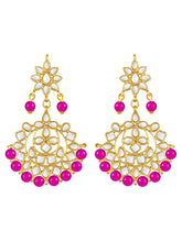 Fuchsia Affair Kundan Pearl Choker Maangtikka Set