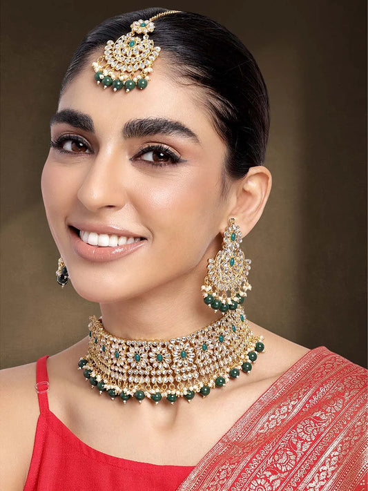 Crystal Choker Set by Peora – Sparkle with Sophisticated Style