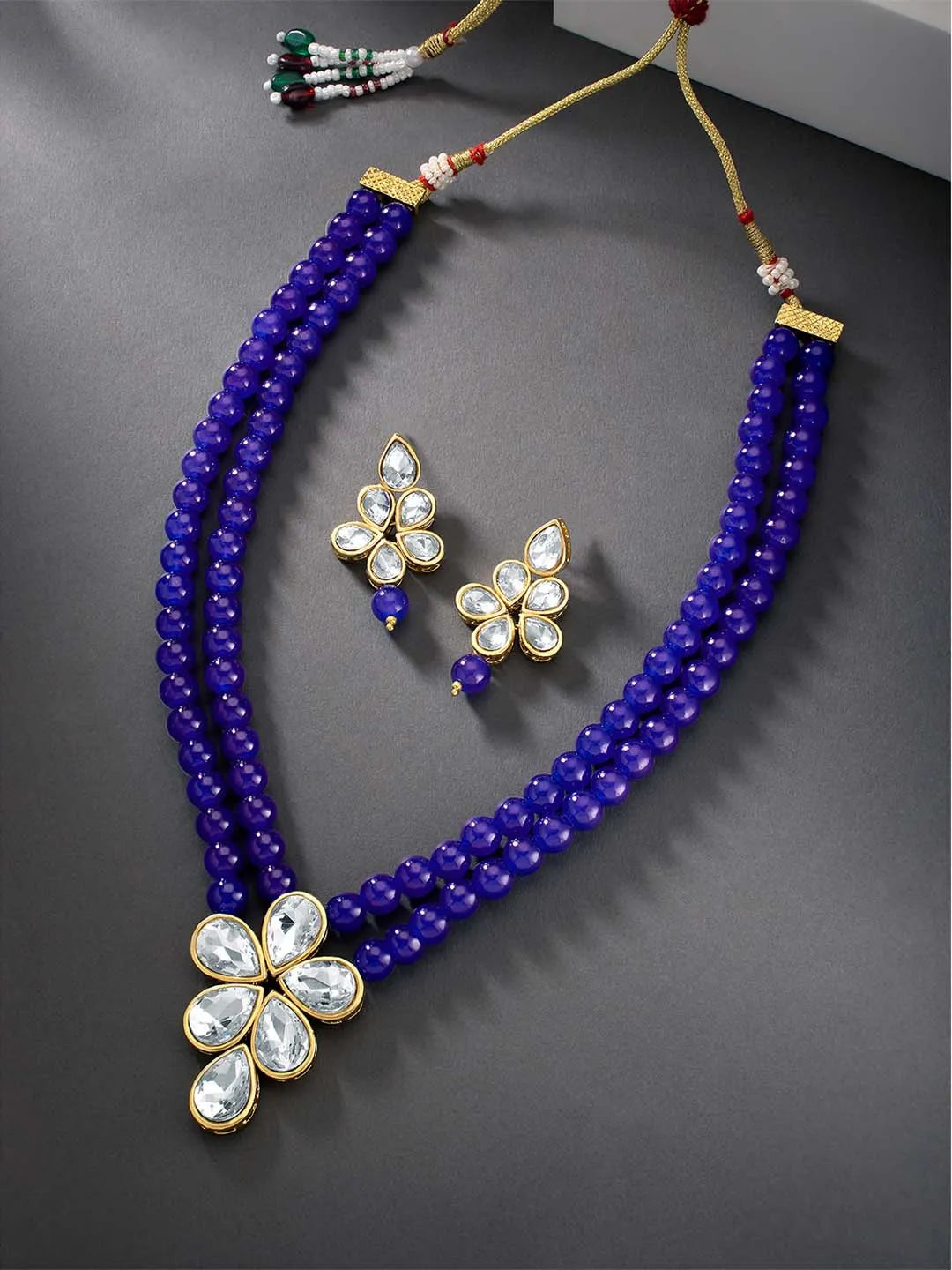 Ethnic Radiance Beaded Necklace Set