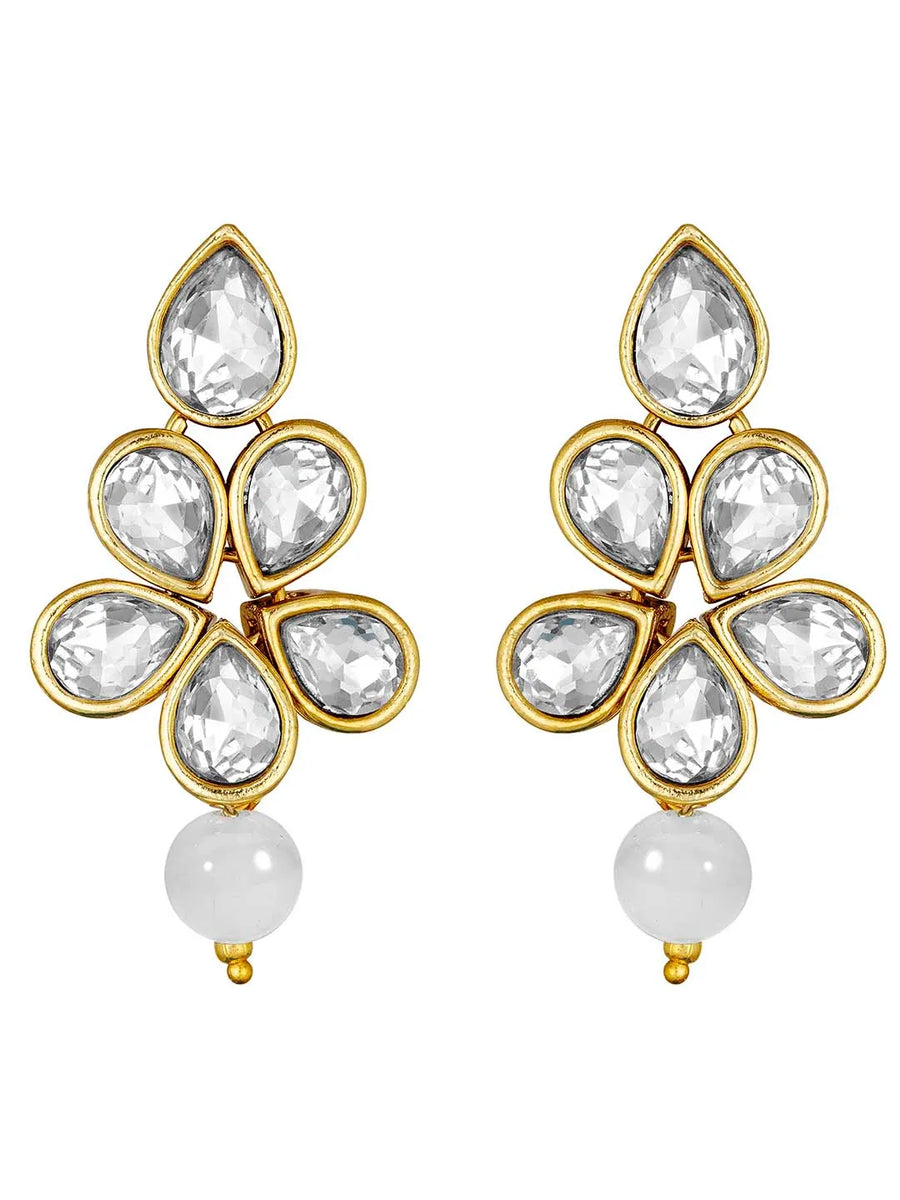 Charisma Trendy Pearl Necklace Set - Grey