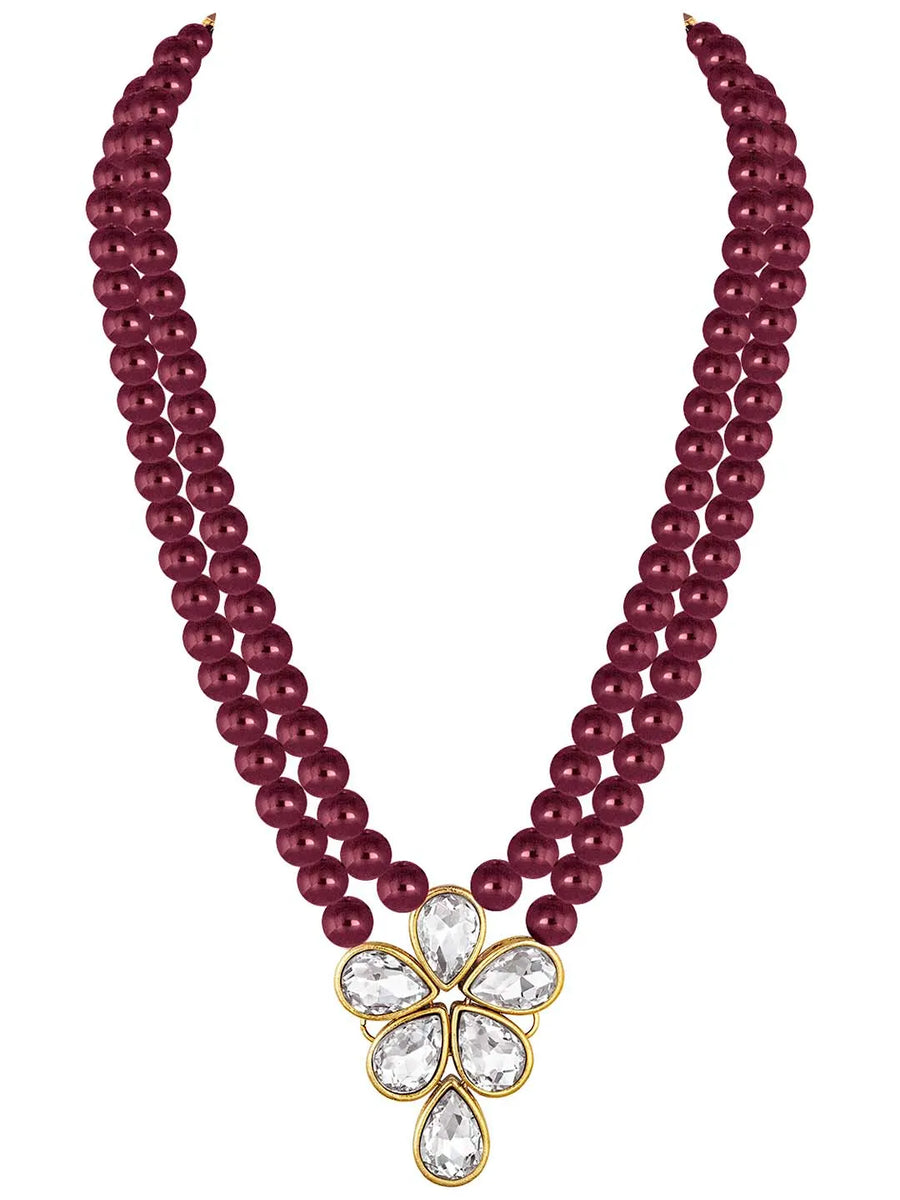 Beaded Necklace Set by Peora | Colourful Fashion Jewellery for Women

