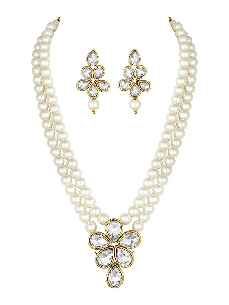 Beaded Necklace Set by Peora | Colourful Fashion Jewellery for Women

