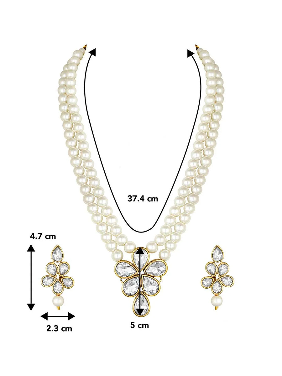 Beaded Necklace Set by Peora | Colourful Fashion Jewellery for Women

