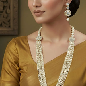 Graceful Layers Beads & Pearls Necklace