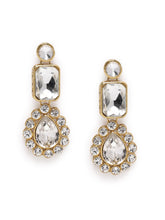 Gracefully Layered Kundan Necklace Set - Green