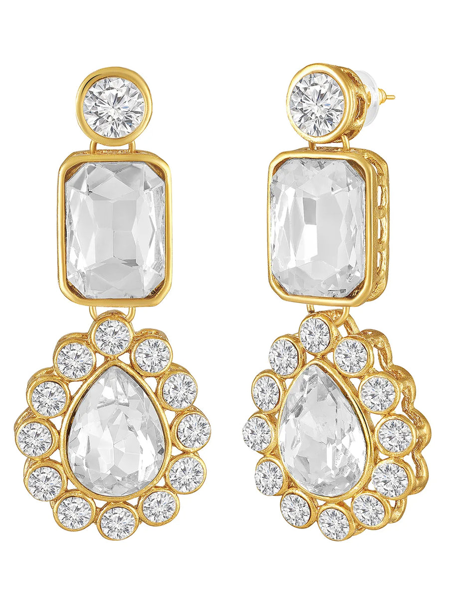 Gracefully Layered Kundan Necklace Set