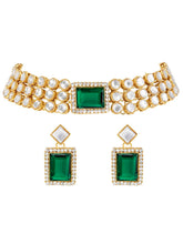 Green Regal Choker Set