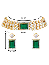 Green Regal Choker Set