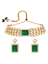 Green Regal Choker Set