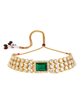 Green Regal Choker Set