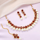 Scarlet Petals Elegant Choker Set