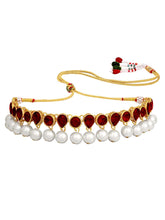 Crimson Petals Choker Set