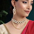 Pearl Statement Choker Set – Bold Fashion Jewellery by Peora


